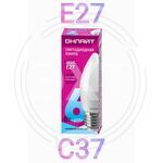 Лампа светодиодная LED 6вт E27 белый матовая свеча ОНЛАЙТ 71631 купить ОПТОМ в Донецке ДНР, ЛНР, Макеевке, Мариуполе, Горловке, Енакиево, Харцызске, Шахтерске, Луганске, Алчевске ЭлектроХозТорг 
