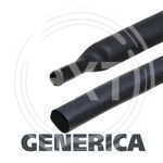 Трубка термоусадочная ТТУ 8/4 черная 1м GENERICA купить ОПТОМ в Донецке ДНР, ЛНР, Макеевке, Мариуполе, Горловке, Енакиево, Харцызске, Шахтерске, Луганске, Алчевске ЭлектроХозТорг 