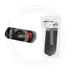 SQ1806-0424 Колодка розеточная 2 гнезда 2П+3 c выключателем 16А 250В черная серии "Народная" купить ОПТОМ в Донецке ДНР, ЛНР, Макеевке, Мариуполе, Горловке, Енакиево, Харцызске, Шахтерске, Луганске, Алчевске ЭлектроХозТорг 