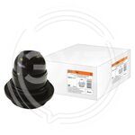 SQ0335-0012 Патрон карболитовый с кольцом, Е27, черный, Б/Н TDM купить ОПТОМ в Донецке ДНР, ЛНР, Макеевке, Мариуполе, Горловке, Енакиево, Харцызске, Шахтерске, Луганске, Алчевске ЭлектроХозТорг 