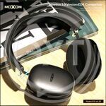MOXOM Наушники беспроводные Bluetooth v5.3 BLACK (MX-WL85 BLACK) купить ОПТОМ в Донецке ДНР, ЛНР, Макеевке, Мариуполе, Горловке, Енакиево, Харцызске, Шахтерске, Луганске, Алчевске ЭлектроХозТорг 