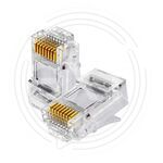 №1 Коннектор RJ45 1U для интернет-кабеля (кратно 100шт/уп) (KHA No:A2-138) (100/10000) купить ОПТОМ в Донецке ДНР, ЛНР, Макеевке, Мариуполе, Горловке, Енакиево, Харцызске, Шахтерске, Луганске, Алчевске ЭлектроХозТорг 