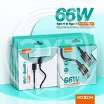 MOXOM Кабель зарядный 1.5м 66w черный Type-C - Type-C (MX-CB168 Type-C Black) купить ОПТОМ в Донецке ДНР, ЛНР, Макеевке, Мариуполе, Горловке, Енакиево, Харцызске, Шахтерске, Луганске, Алчевске ЭлектроХозТорг 