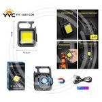 Фонарик-брелок LED c USB YYC-0823-COB аккум. Type-C купить ОПТОМ в Донецке ДНР, ЛНР, Макеевке, Мариуполе, Горловке, Енакиево, Харцызске, Шахтерске, Луганске, Алчевске ЭлектроХозТорг 
