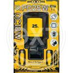 MOXOM Блок питания 25W быстрая зарядка 2 порта + кабель Type-C - Type-C (MX-HC214) купить ОПТОМ в Донецке ДНР, ЛНР, Макеевке, Мариуполе, Горловке, Енакиево, Харцызске, Шахтерске, Луганске, Алчевске ЭлектроХозТорг 