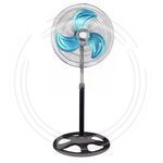 Вентилятор 18” серебро INDUSTRIAL FAN 100w (FS-450) 3 лопасти металл (2шт) купить ОПТОМ в Донецке ДНР, ЛНР, Макеевке, Мариуполе, Горловке, Енакиево, Харцызске, Шахтерске, Луганске, Алчевске ЭлектроХозТорг 