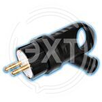 Вилка штепсельная с з/к с кольцом (каучук) / В16-385 (1/14/56) купить ОПТОМ в Донецке ДНР, ЛНР, Макеевке, Мариуполе, Горловке, Енакиево, Харцызске, Шахтерске, Луганске, Алчевске ЭлектроХозТорг 