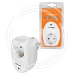 SQ1806-0185 Сетевой фильтр 1 гнездо 2П+З с з/ш 16А 250В белый TDM купить ОПТОМ в Донецке ДНР, ЛНР, Макеевке, Мариуполе, Горловке, Енакиево, Харцызске, Шахтерске, Луганске, Алчевске ЭлектроХозТорг 