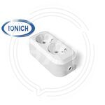 Колодка для удлинителя "IONICH" 2 гн. с/з купить ОПТОМ в Донецке ДНР, ЛНР, Макеевке, Мариуполе, Горловке, Енакиево, Харцызске, Шахтерске, Луганске, Алчевске ЭлектроХозТорг 