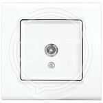Розетка TV , белая Linnera S 91400010 купить ОПТОМ в Донецке ДНР, ЛНР, Макеевке, Мариуполе, Горловке, Енакиево, Харцызске, Шахтерске, Луганске, Алчевске ЭлектроХозТорг 