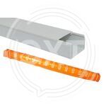 SQ0402-0022 Кабель-канал 80х40 белый TDM (24 м) купить ОПТОМ в Донецке ДНР, ЛНР, Макеевке, Мариуполе, Горловке, Енакиево, Харцызске, Шахтерске, Луганске, Алчевске ЭлектроХозТорг 