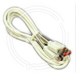 MOXOM Кабель зарядный 1м USB 5S Lightning с металлической пружиной купить ОПТОМ в Донецке ДНР, ЛНР, Макеевке, Мариуполе, Горловке, Енакиево, Харцызске, Шахтерске, Луганске, Алчевске ЭлектроХозТорг 
