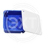 TYCO Коробка распределительная 100х100х45мм скрытая с крышкой 10160 (60) купить ОПТОМ в Донецке ДНР, ЛНР, Макеевке, Мариуполе, Горловке, Енакиево, Харцызске, Шахтерске, Луганске, Алчевске ЭлектроХозТорг 