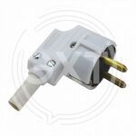 Вилка штепсельная В16-001 угловая (1/350) купить ОПТОМ в Донецке ДНР, ЛНР, Макеевке, Мариуполе, Горловке, Енакиево, Харцызске, Шахтерске, Луганске, Алчевске ЭлектроХозТорг 