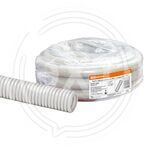 SQ0401-0004 Труба гофрированная ПВХ d 32 с зондом (50 м) легкая 350Н серая TDM купить ОПТОМ в Донецке ДНР, ЛНР, Макеевке, Мариуполе, Горловке, Енакиево, Харцызске, Шахтерске, Луганске, Алчевске ЭлектроХозТорг 