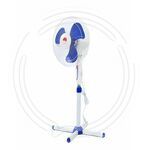 Вентилятор 16” белый STAND FAN 40w (FS-1619) 3 лопасти пластик (2/6шт) купить ОПТОМ в Донецке ДНР, ЛНР, Макеевке, Мариуполе, Горловке, Енакиево, Харцызске, Шахтерске, Луганске, Алчевске ЭлектроХозТорг 