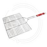 Решетка для барбекю плоская МАЛАЯ 34х24см (KHA-009) (1/50) купить ОПТОМ в Донецке ДНР, ЛНР, Макеевке, Мариуполе, Горловке, Енакиево, Харцызске, Шахтерске, Луганске, Алчевске ЭлектроХозТорг 