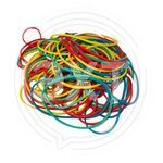 Резинка канцелярская D=38мм 1000 грамм (KHA No:A2-185) (1/30) купить ОПТОМ в Донецке ДНР, ЛНР, Макеевке, Мариуполе, Горловке, Енакиево, Харцызске, Шахтерске, Луганске, Алчевске ЭлектроХозТорг 