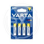 Батарейка VARTA  ААА (мизинчик) (кратно 4шт.) ENERGY купить ОПТОМ в Донецке ДНР, ЛНР, Макеевке, Мариуполе, Горловке, Енакиево, Харцызске, Шахтерске, Луганске, Алчевске ЭлектроХозТорг 