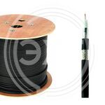 Кабель TV 0,9 RG-6U 75Om 64% 305м черный (KHA No:A2-117b) (1/2) купить ОПТОМ в Донецке ДНР, ЛНР, Макеевке, Мариуполе, Горловке, Енакиево, Харцызске, Шахтерске, Луганске, Алчевске ЭлектроХозТорг 