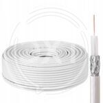 Кабель TV 1,0 RG-6 75Om 64% 64AL 100м белый (KHA No:A2-108w) (1/6) купить ОПТОМ в Донецке ДНР, ЛНР, Макеевке, Мариуполе, Горловке, Енакиево, Харцызске, Шахтерске, Луганске, Алчевске ЭлектроХозТорг 