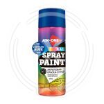 Акриловая Краска-спрей RAL-5010, горечавково-синий, AIM-ONE 450 мл. Acryl Spray paint gentian blue купить ОПТОМ в Донецке ДНР, ЛНР, Макеевке, Мариуполе, Горловке, Енакиево, Харцызске, Шахтерске, Луганске, Алчевске ЭлектроХозТорг 