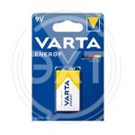 Батарейка  9V (Крона) VARTA Energy (1шт/уп) купить ОПТОМ в Донецке ДНР, ЛНР, Макеевке, Мариуполе, Горловке, Енакиево, Харцызске, Шахтерске, Луганске, Алчевске ЭлектроХозТорг 