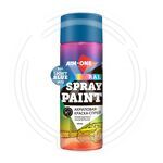 Акриловая Краска-спрей RAL-5012, голубой, AIM-ONE 450 мл. Acryl Spray paint Light blue купить ОПТОМ в Донецке ДНР, ЛНР, Макеевке, Мариуполе, Горловке, Енакиево, Харцызске, Шахтерске, Луганске, Алчевске ЭлектроХозТорг 