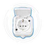 Роз. 1-местн. ОУ с заз.конт. брызгозащ.IP54 РА16-297 Пралеска (50) купить ОПТОМ в Донецке ДНР, ЛНР, Макеевке, Мариуполе, Горловке, Енакиево, Харцызске, Шахтерске, Луганске, Алчевске ЭлектроХозТорг 