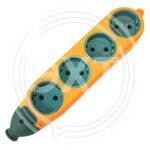 Колодка 2х сторонняя строительная 4г+4г (KHA-412) (1/100/200) купить ОПТОМ в Донецке ДНР, ЛНР, Макеевке, Мариуполе, Горловке, Енакиево, Харцызске, Шахтерске, Луганске, Алчевске ЭлектроХозТорг 