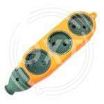 Колодка 2х сторонняя строительная 3г+3г (KHA-411) (1/120/240) купить ОПТОМ в Донецке ДНР, ЛНР, Макеевке, Мариуполе, Горловке, Енакиево, Харцызске, Шахтерске, Луганске, Алчевске ЭлектроХозТорг 
