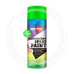 Краска – спрей флуоресцентная зелёная AIM-ONE 450 мл (аэрозоль). SPF-GR1003 fluorescent green купить ОПТОМ в Донецке ДНР, ЛНР, Макеевке, Мариуполе, Горловке, Енакиево, Харцызске, Шахтерске, Луганске, Алчевске ЭлектроХозТорг 