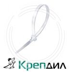 Стяжка нейлоновая 3.6х200 белый (100 шт.) "КРЕПДИЛ" купить ОПТОМ в Донецке ДНР, ЛНР, Макеевке, Мариуполе, Горловке, Енакиево, Харцызске, Шахтерске, Луганске, Алчевске ЭлектроХозТорг 