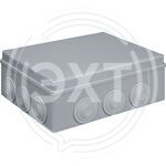Коробка Navigator 93 410 NSS-DB-240-190-90-12-GR распаячная открытого монтажа купить ОПТОМ в Донецке ДНР, ЛНР, Макеевке, Мариуполе, Горловке, Енакиево, Харцызске, Шахтерске, Луганске, Алчевске ЭлектроХозТорг 