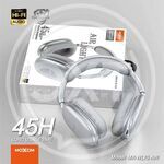 MOXOM Наушники беспроводные AirLight Bluetooth v5.3 SILVER (MX-WL75 SILVER) купить ОПТОМ в Донецке ДНР, ЛНР, Макеевке, Мариуполе, Горловке, Енакиево, Харцызске, Шахтерске, Луганске, Алчевске ЭлектроХозТорг 