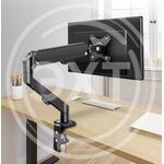 Кронштейн для монитора одинарный DT-01WG1.0 черный 17"-32" купить ОПТОМ в Донецке ДНР, ЛНР, Макеевке, Мариуполе, Горловке, Енакиево, Харцызске, Шахтерске, Луганске, Алчевске ЭлектроХозТорг 