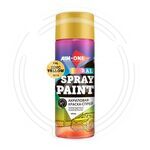 Акриловая Краска-спрей RAL-1018, цинково-жёлтый, AIM-ONE 450 мл. Acryl Spray paint zinc yellow купить ОПТОМ в Донецке ДНР, ЛНР, Макеевке, Мариуполе, Горловке, Енакиево, Харцызске, Шахтерске, Луганске, Алчевске ЭлектроХозТорг 