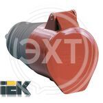 Розетка кабельная 16А 3Р+N+Е IР44 переносная 380В 215 купить ОПТОМ в Донецке ДНР, ЛНР, Макеевке, Мариуполе, Горловке, Енакиево, Харцызске, Шахтерске, Луганске, Алчевске ЭлектроХозТорг 