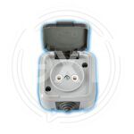 Роз. 1-местн. ОУ брызгозащ. IP54/РА16-296 (3) АКВА Пралеска (60) купить ОПТОМ в Донецке ДНР, ЛНР, Макеевке, Мариуполе, Горловке, Енакиево, Харцызске, Шахтерске, Луганске, Алчевске ЭлектроХозТорг 
