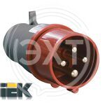 Вилка кабельная 16А 3Р+E IР44 переносная 380В 014 купить ОПТОМ в Донецке ДНР, ЛНР, Макеевке, Мариуполе, Горловке, Енакиево, Харцызске, Шахтерске, Луганске, Алчевске ЭлектроХозТорг 