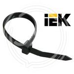 Стяжка хомут 400х4.8мм нейлон черный (100шт) IEK купить ОПТОМ в Донецке ДНР, ЛНР, Макеевке, Мариуполе, Горловке, Енакиево, Харцызске, Шахтерске, Луганске, Алчевске ЭлектроХозТорг 