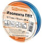 SQ0526-0015 Изолента ПВХ 0,13*15мм Синяя 20метров TDM купить ОПТОМ в Донецке ДНР, ЛНР, Макеевке, Мариуполе, Горловке, Енакиево, Харцызске, Шахтерске, Луганске, Алчевске ЭлектроХозТорг 