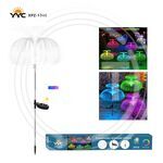 Фонарь садовый на колышке Медуза двойная RGB XPZ-1340 (кратно 2шт/уп) купить ОПТОМ в Донецке ДНР, ЛНР, Макеевке, Мариуполе, Горловке, Енакиево, Харцызске, Шахтерске, Луганске, Алчевске ЭлектроХозТорг 