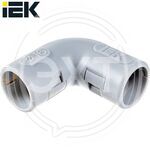 Угол плоский Г-образный 16мм CI16G IEK купить ОПТОМ в Донецке ДНР, ЛНР, Макеевке, Мариуполе, Горловке, Енакиево, Харцызске, Шахтерске, Луганске, Алчевске ЭлектроХозТорг 