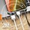 MOXOM Кабель зарядный белый 2м 2.4А microUSB (MX-CB98 S4) купить ОПТОМ в Донецке ДНР, ЛНР, Макеевке, Мариуполе, Горловке, Енакиево, Харцызске, Шахтерске, Луганске, Алчевске ЭлектроХозТорг 