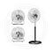 Вентилятор 18” серебро 2в1 INDUSTRIAL FAN 100w (FS-4521) 3 лопасти металл (2шт) купить ОПТОМ в Донецке ДНР, ЛНР, Макеевке, Мариуполе, Горловке, Енакиево, Харцызске, Шахтерске, Луганске, Алчевске ЭлектроХозТорг 